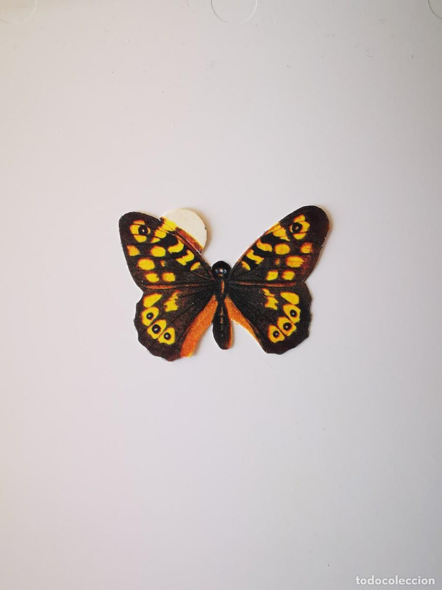 Collectable Antique Stickers: CROMO SIN PEGAR PASTELITOS DONUTS PANRICO ALBUM COLECCION MARIPOSAS 3 SATYRUS AEGERIA