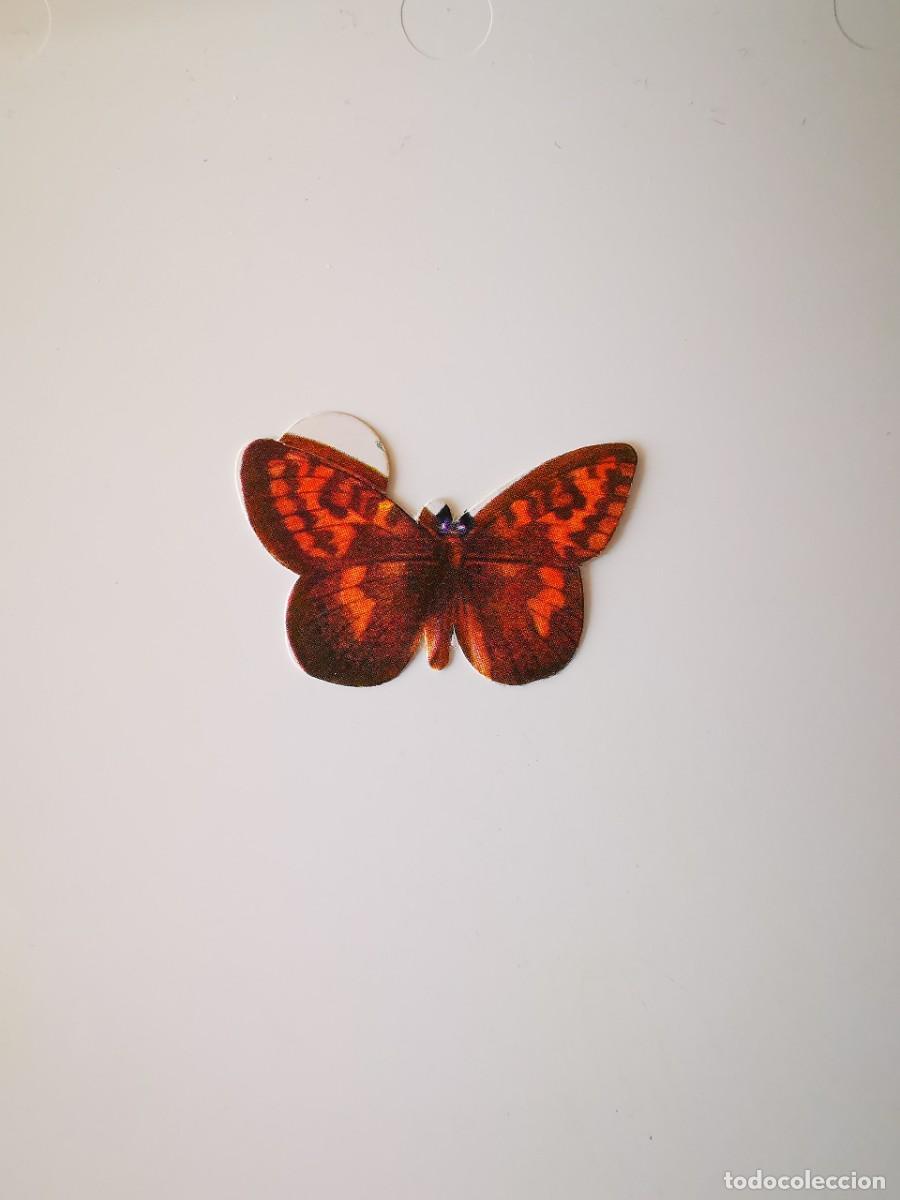 Coleccionismo Cromos antiguos: CROMO SIN PEGAR PASTELITOS DONUTS PANRICO ALBUM COLECCION MARIPOSAS 36 ARGYNNIS THORE