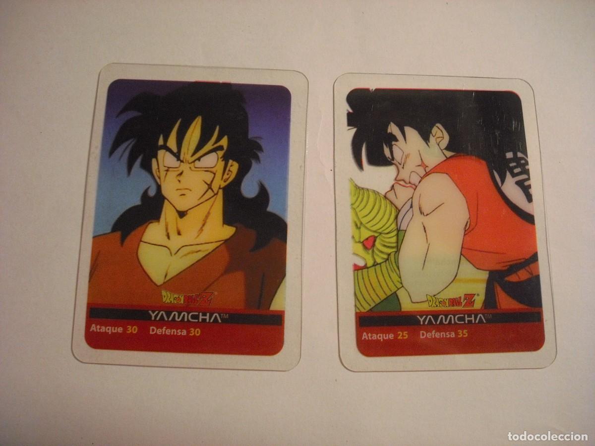 Coleccionismo cromos antiguos: LAMINICARDS EDIBAS . LOTE DE 2 : YAMCHA 91 Y 92