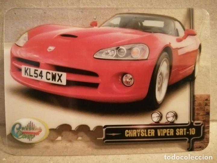Coleccionismo Cromos antiguos: ANTIGUO CROMO CRYSTAL CHRYSLER VIPER STR-10 NUMERO 132