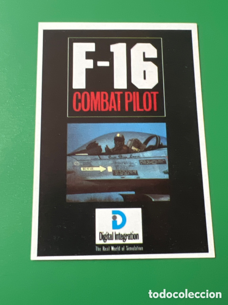 Coleccionismo cromos antiguos: C682. SOFTWARE COLLECTION 83 F-16 COMBAT PILOT - Foto 1