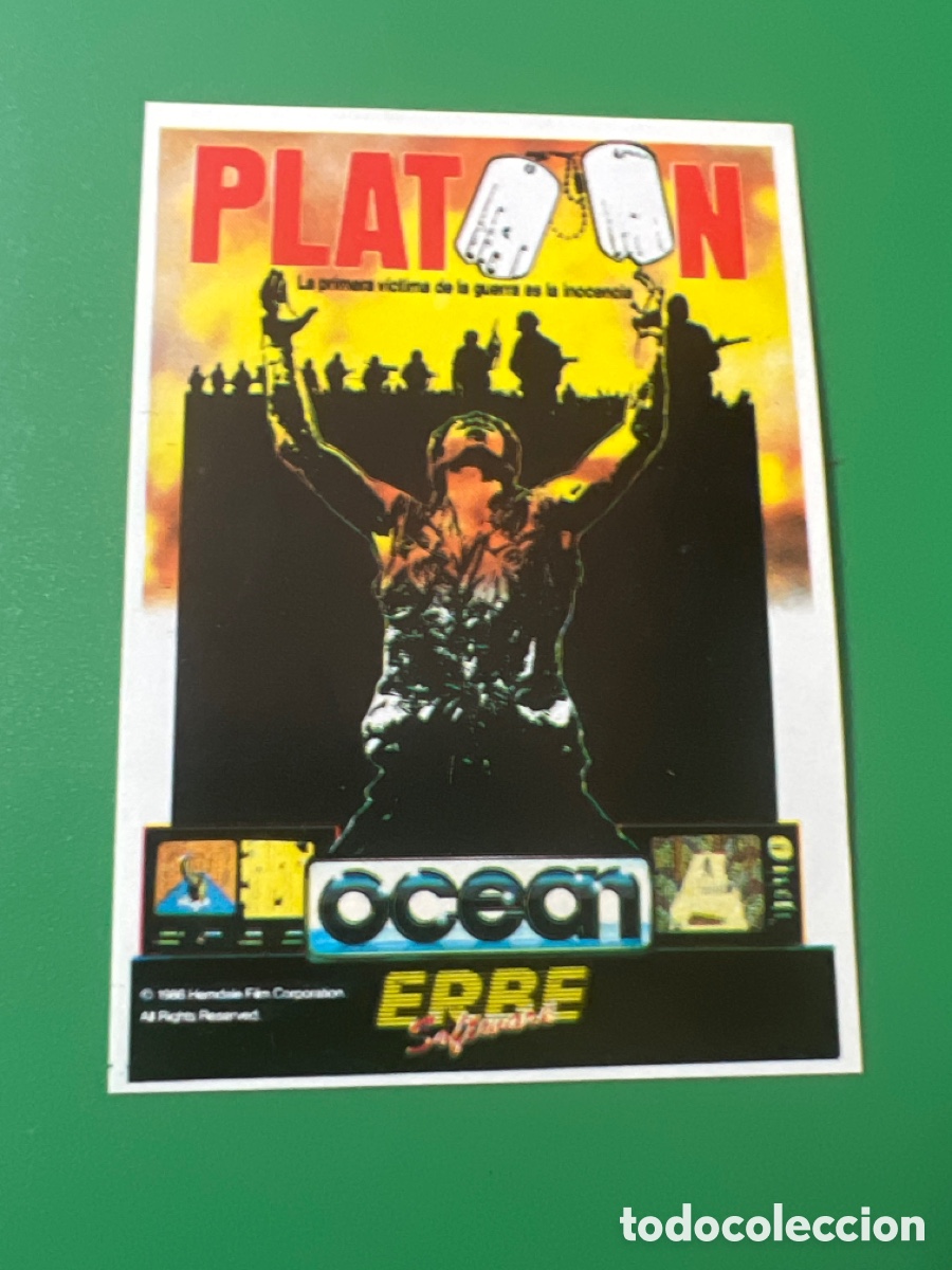 Coleccionismo cromos antiguos: C685. SOFTWARE COLLECTION 89 PLATOON - Foto 1