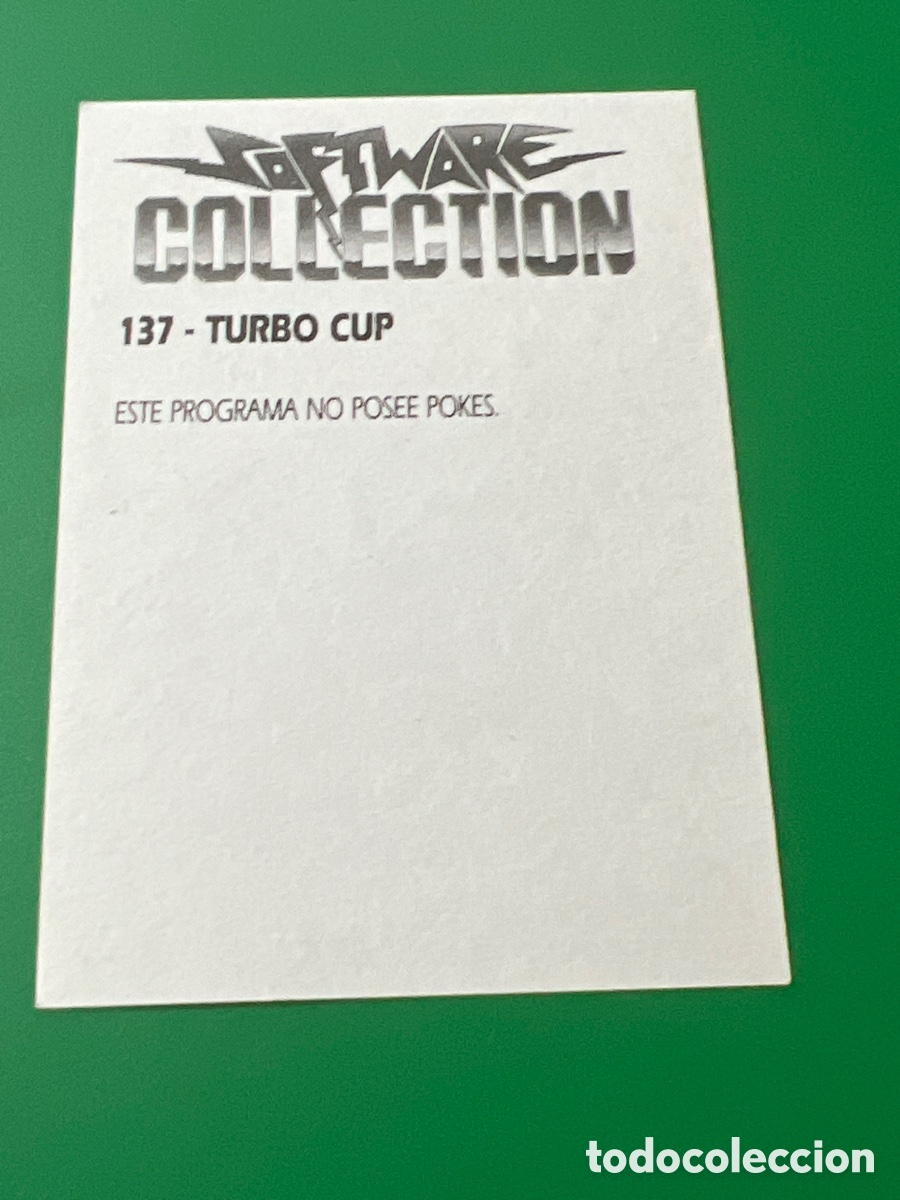Coleccionismo cromos antiguos: C698. SOFTWARE COLLECTION 137 TURBO CUP - Foto 2