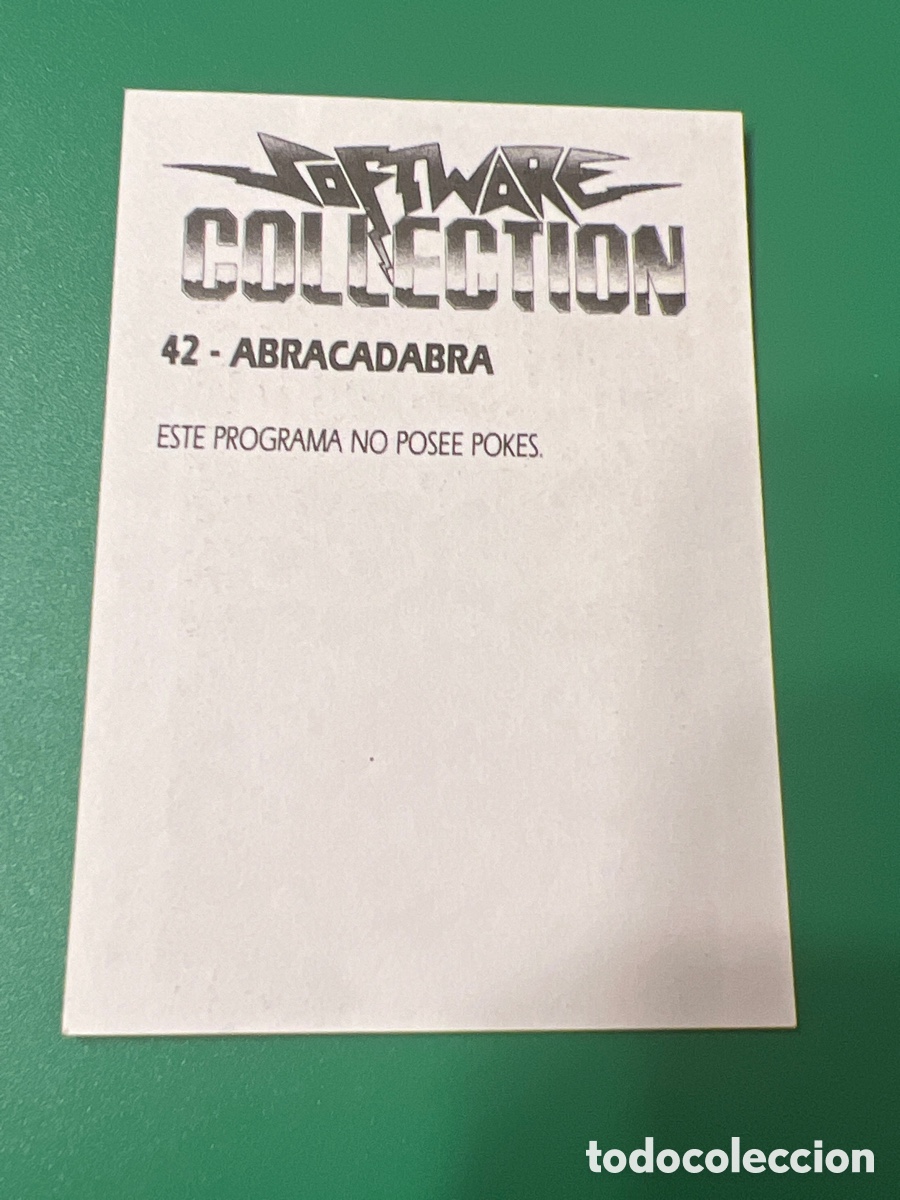Coleccionismo cromos antiguos: C718. SOFTWARE COLLECTION 42 ABRACADABRA - Foto 2