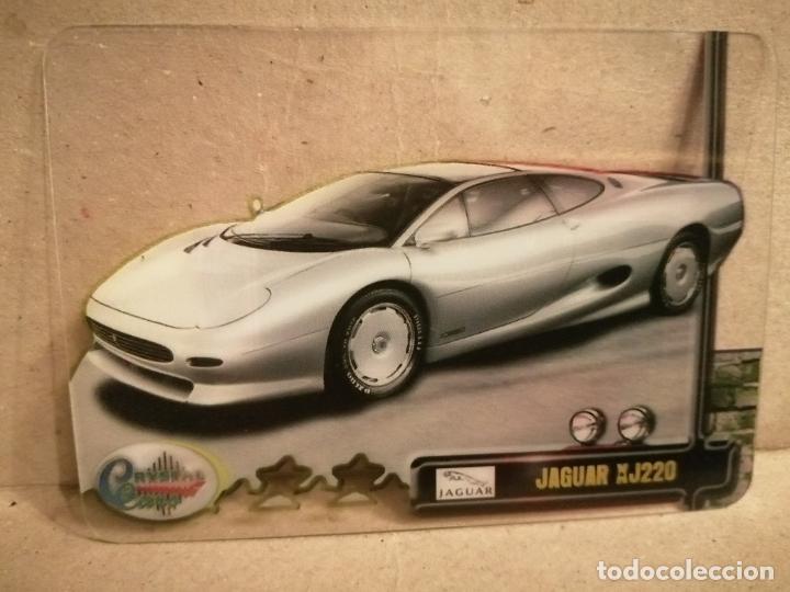 Coleccionismo Cromos antiguos: ANTIGUO CROMO CRYSTAL JAGUAR XJ220 NUMERO 030