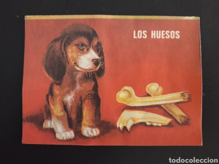 Collectionnisme Cartes &agrave; collectionner anciennes: LOS HUESOS, PERRO, LIBRO DE LAS ADIVINANZAS 2, BIMBO 1974 N&deg; 161 SIN PEGAR PEDIDO M&Iacute;NIMO 3&euro;