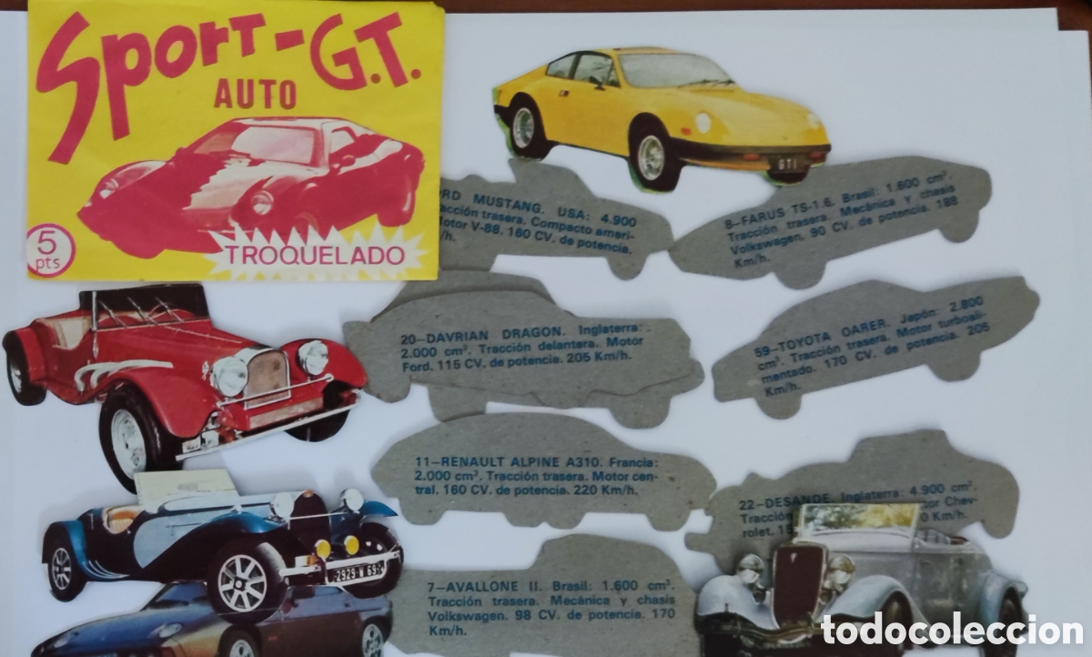 Coleccionismo cromos antiguos: Cromos sueltos SPORT-GT AUTO +Sobre vac&iacute;o GRATIS