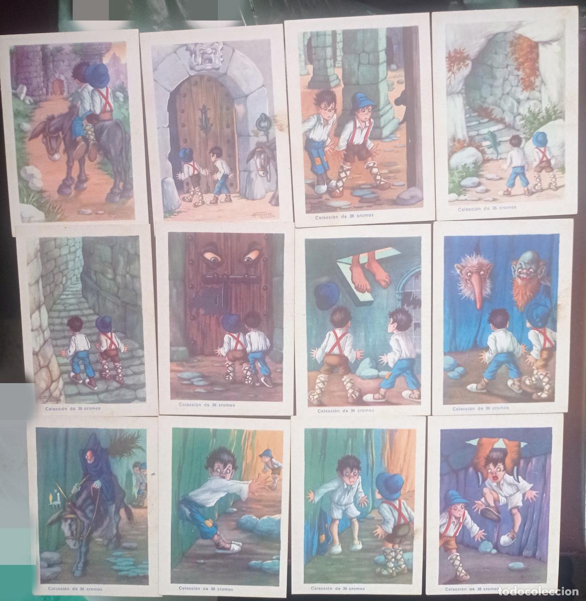 Coleccionismo cromos antiguos: 36 CROMOS CHOCOLATES AMATLLER,EL CASTILLO DEL DIABLO - Foto 3