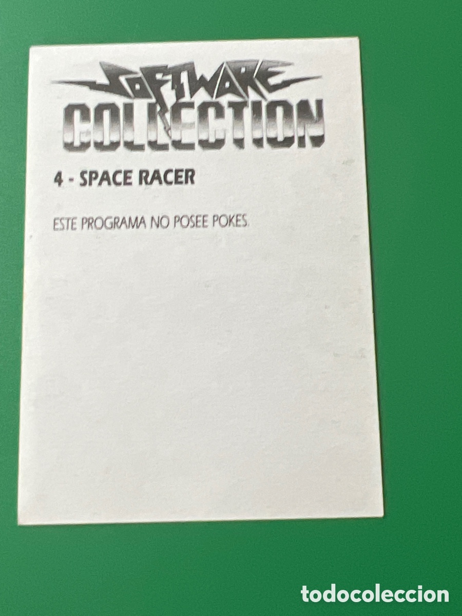Coleccionismo cromos antiguos: C248. CROMO SOFTWARE COLLECTION 4 SPACE RACER - Foto 2
