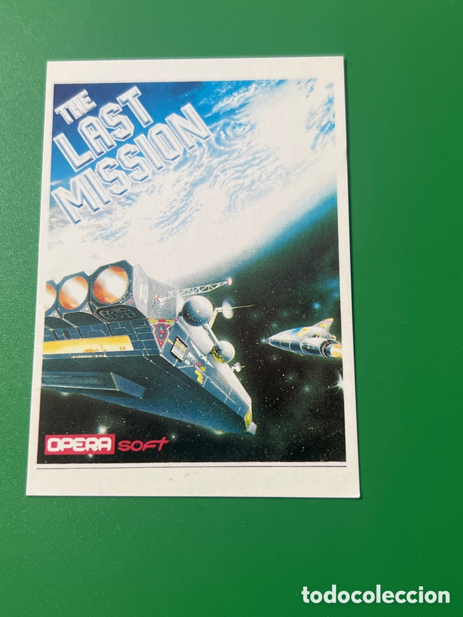Coleccionismo cromos antiguos: C256. CROMO SOFTWARE COLLECTION 8 LAST MISSION - Foto 1