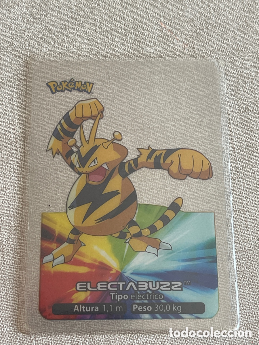 Coleccionismo cromos antiguos: Carta Pok&eacute;mon Electabuzz - Foto 1