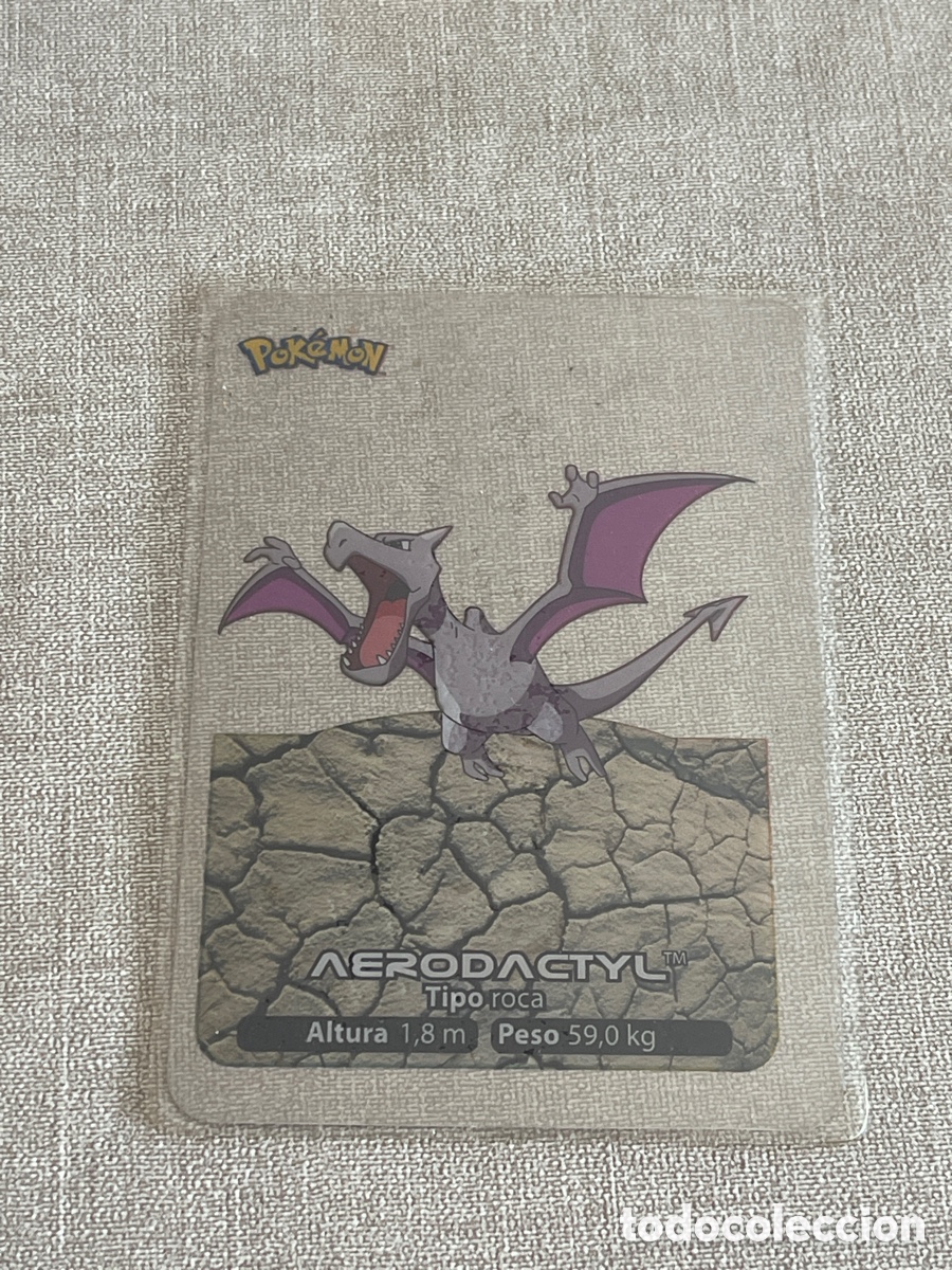 Coleccionismo cromos antiguos: Carta Pok&eacute;mon Aerodactyl - Foto 1