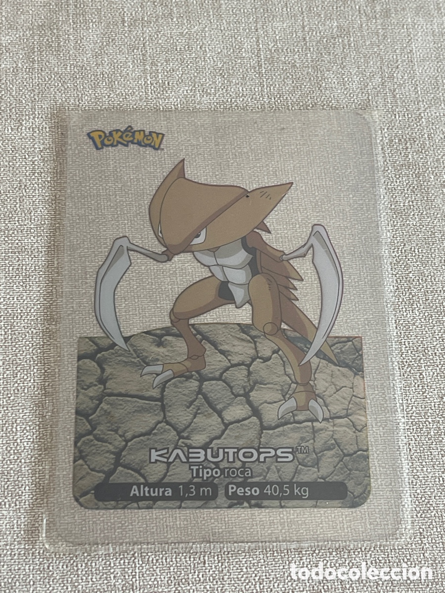 Coleccionismo cromos antiguos: Carta Pok&eacute;mon Kabutops - Foto 1