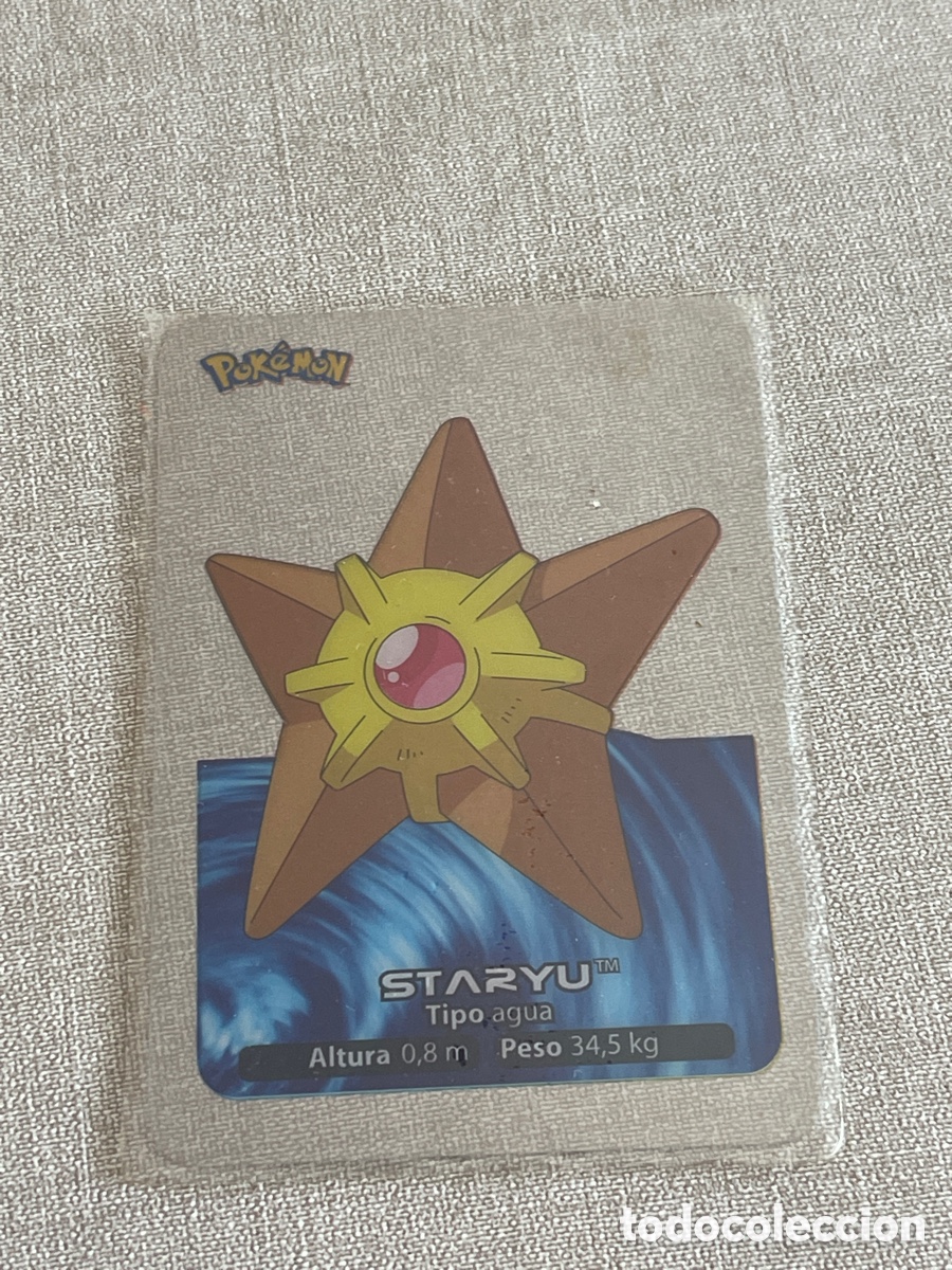 Coleccionismo cromos antiguos: Carta Pok&eacute;mon Staryu - Foto 1