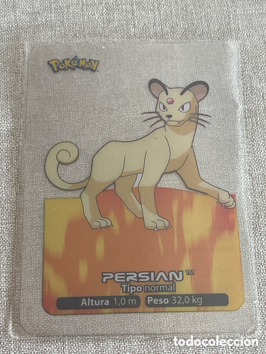 Coleccionismo cromos antiguos: Carta Pok&eacute;mon Persian - Foto 1