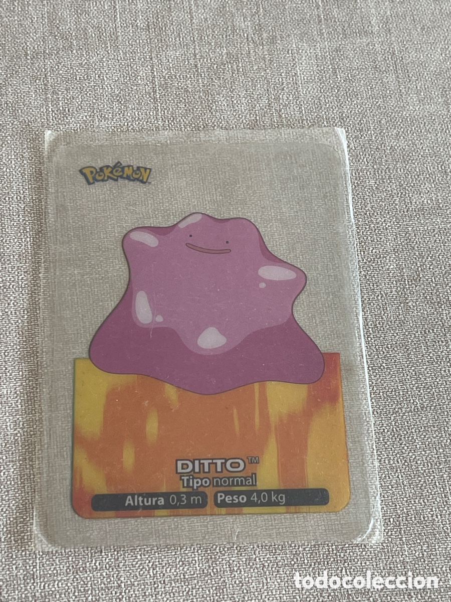 Coleccionismo cromos antiguos: Carta Pok&eacute;mon Ditto - Foto 1