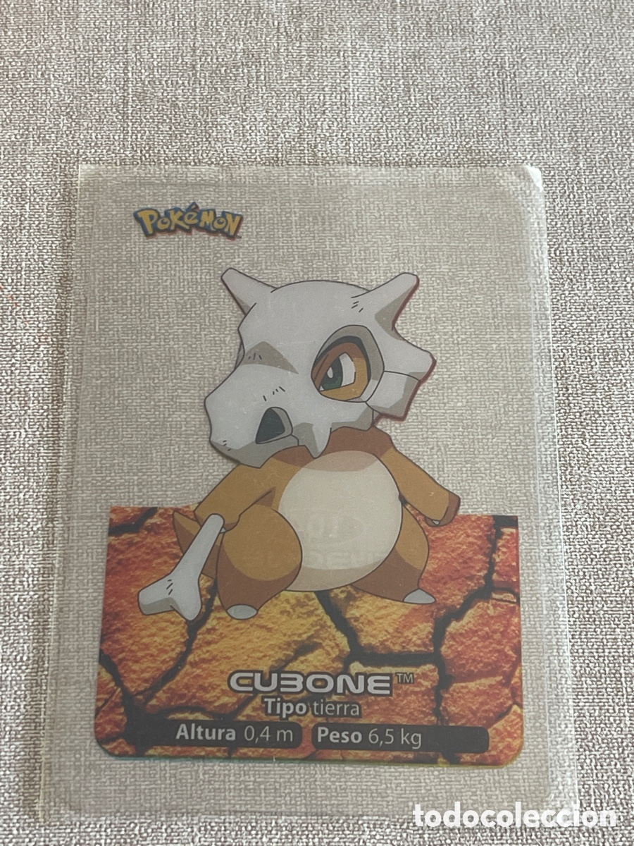 Coleccionismo cromos antiguos: Carta Pok&eacute;mon Cubone - Foto 1