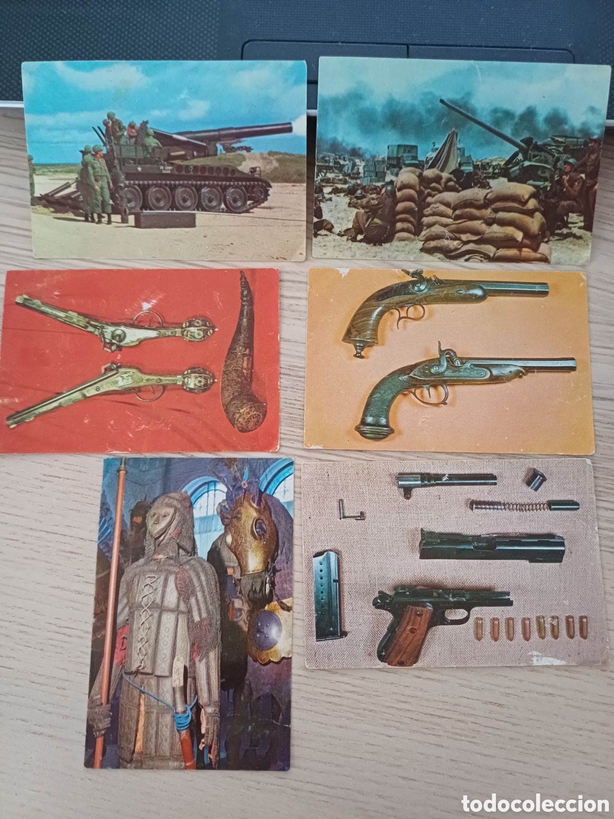 Coleccionismo cromos antiguos: 6 cromos historia de las armas, ediciones este, - Foto 1