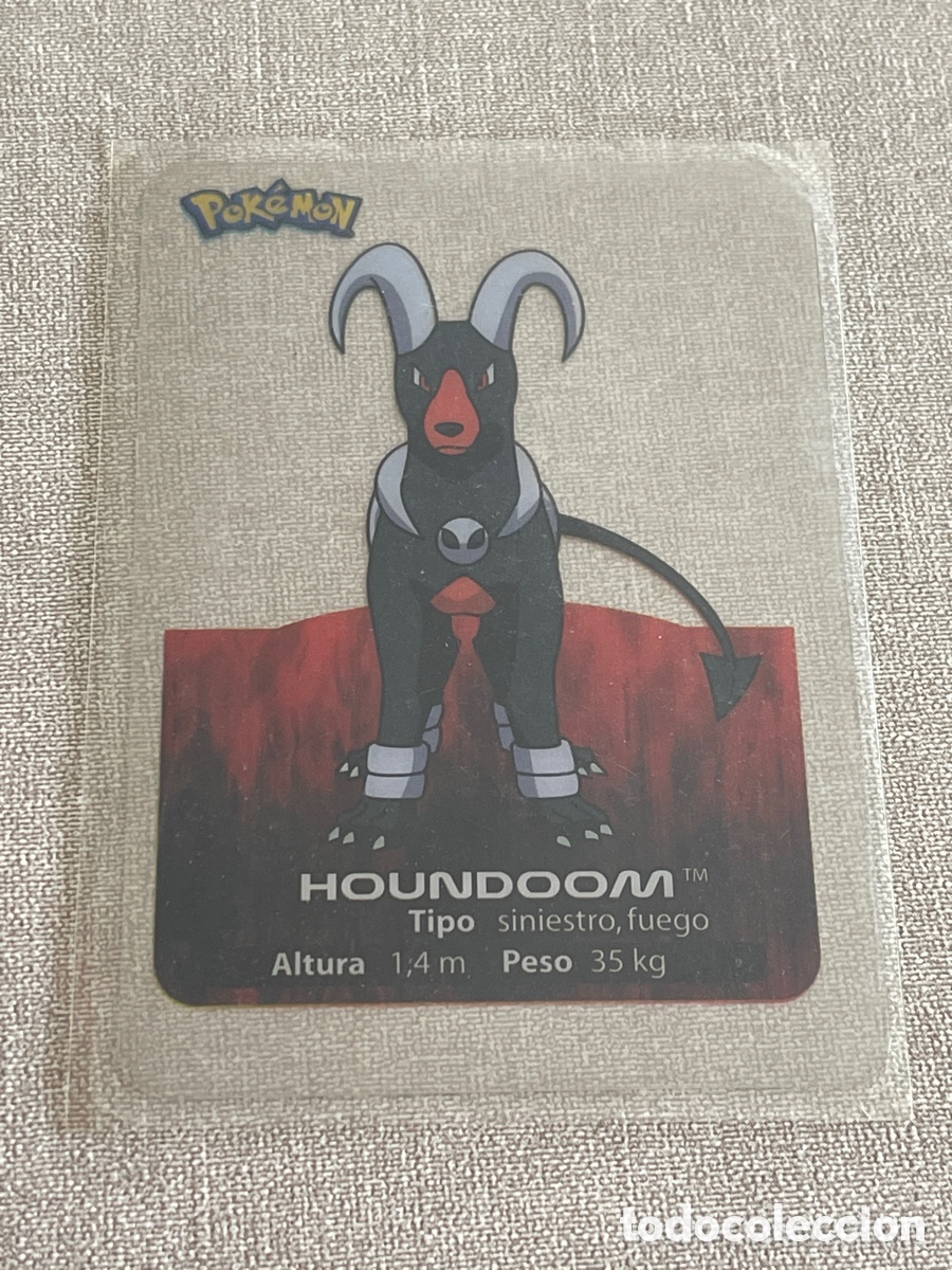 Coleccionismo cromos antiguos: Carta Pok&eacute;mon Houndoom - Foto 1