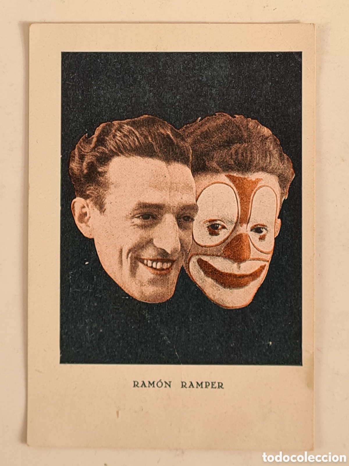 Coleccionismo Cromos antiguos: Antiguo Cromo Payaso Ram&oacute;n Ramper publicidad La Mascota Casa Gomas Higi&eacute;nicas - A&ntilde;os 20 Circo Clown