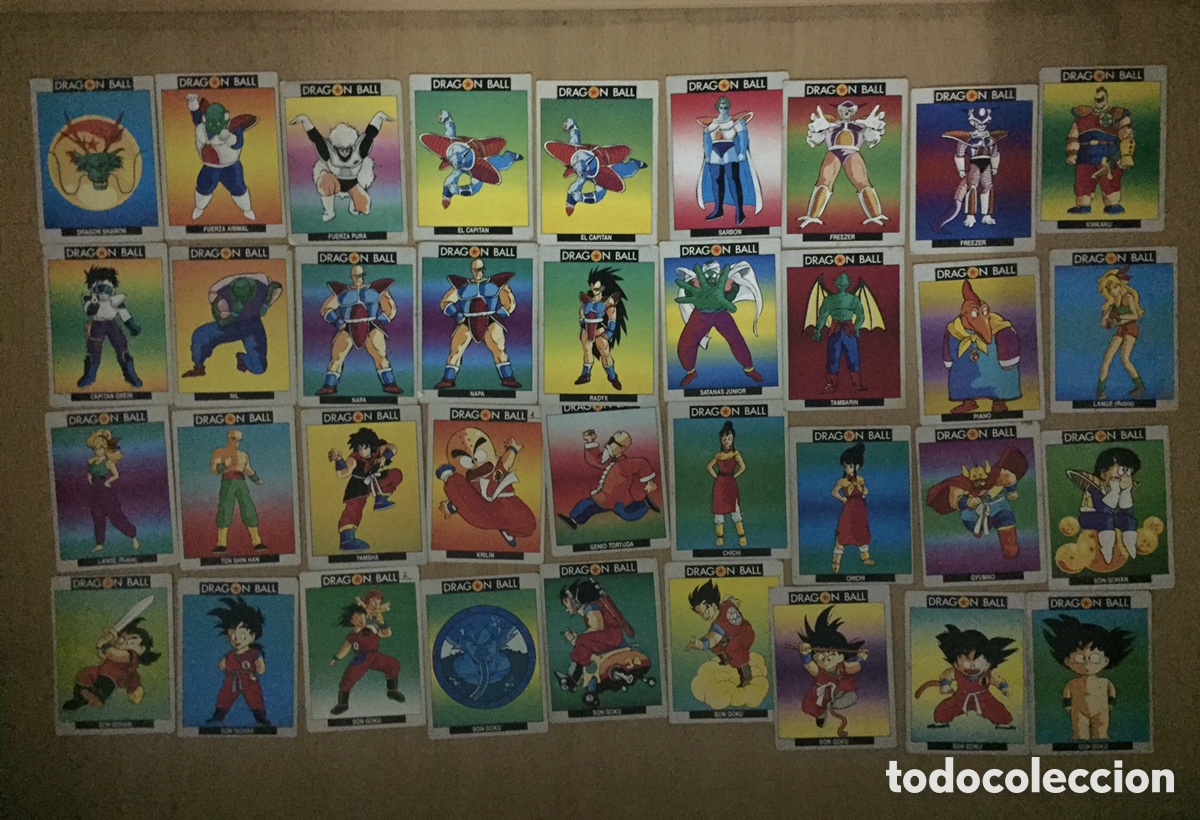 Coleccionismo cromos antiguos: 36 cromos drag&oacute;n ball - Foto 1