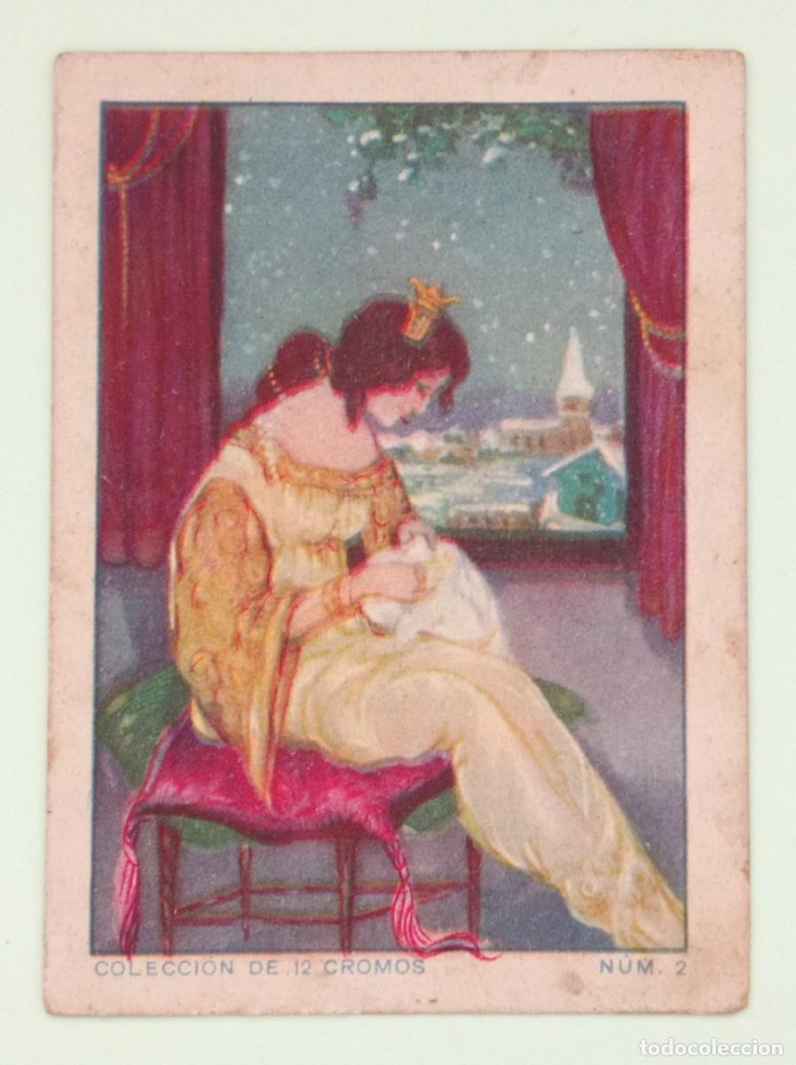 Coleccionismo cromos antiguos: CROMOS &rdquo;CHOCOLATES EVARISTO JUNCOSA&rdquo;. BLANCANIEVES (N&ordm; 2) - Foto 1