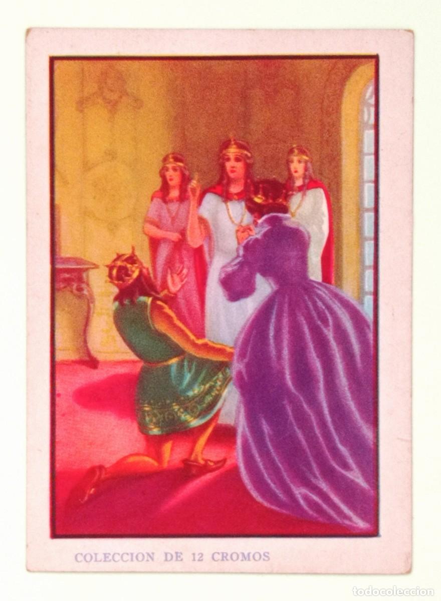 Coleccionismo cromos antiguos: CROMOS &rdquo;CHOCOLATES EVARISTO JUNCOSA&rdquo;. LA PRINCESA AURORA (N&ordm; 7) - Foto 1