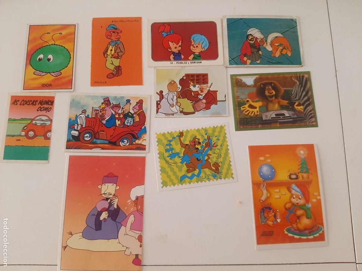 Coleccionismo cromos antiguos: 11 CROMOS VARIOS INFANTILES SCOOBY DOO