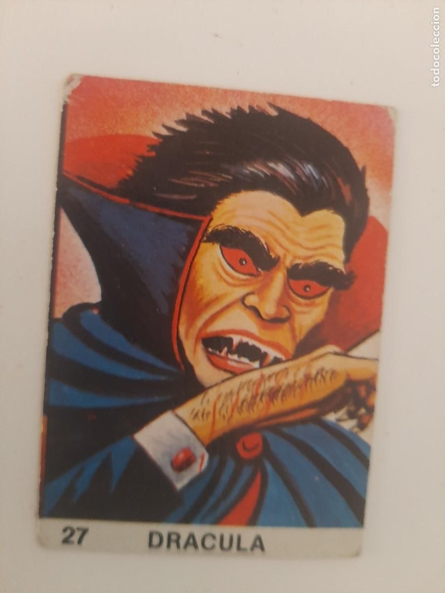 Coleccionismo cromos antiguos: 1 CROMO SUPER MONSTRUOS 27 DRACULA - Foto 1