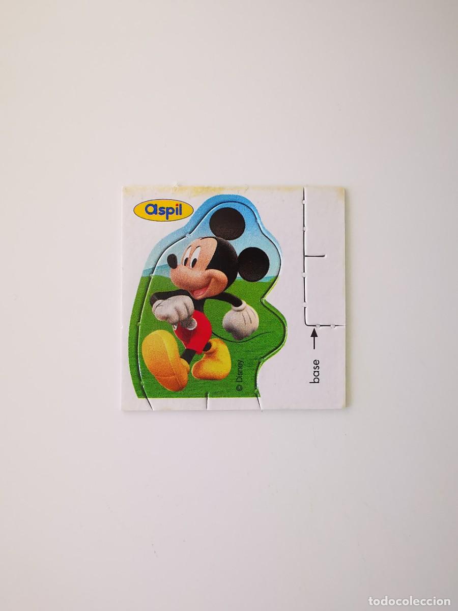 Coleccionismo cromos antiguos: CROMO PEGATINA SNACKS GUSANITOS ASPIL MICKEY MOUSE CLUB HOUSE TROQUELADO