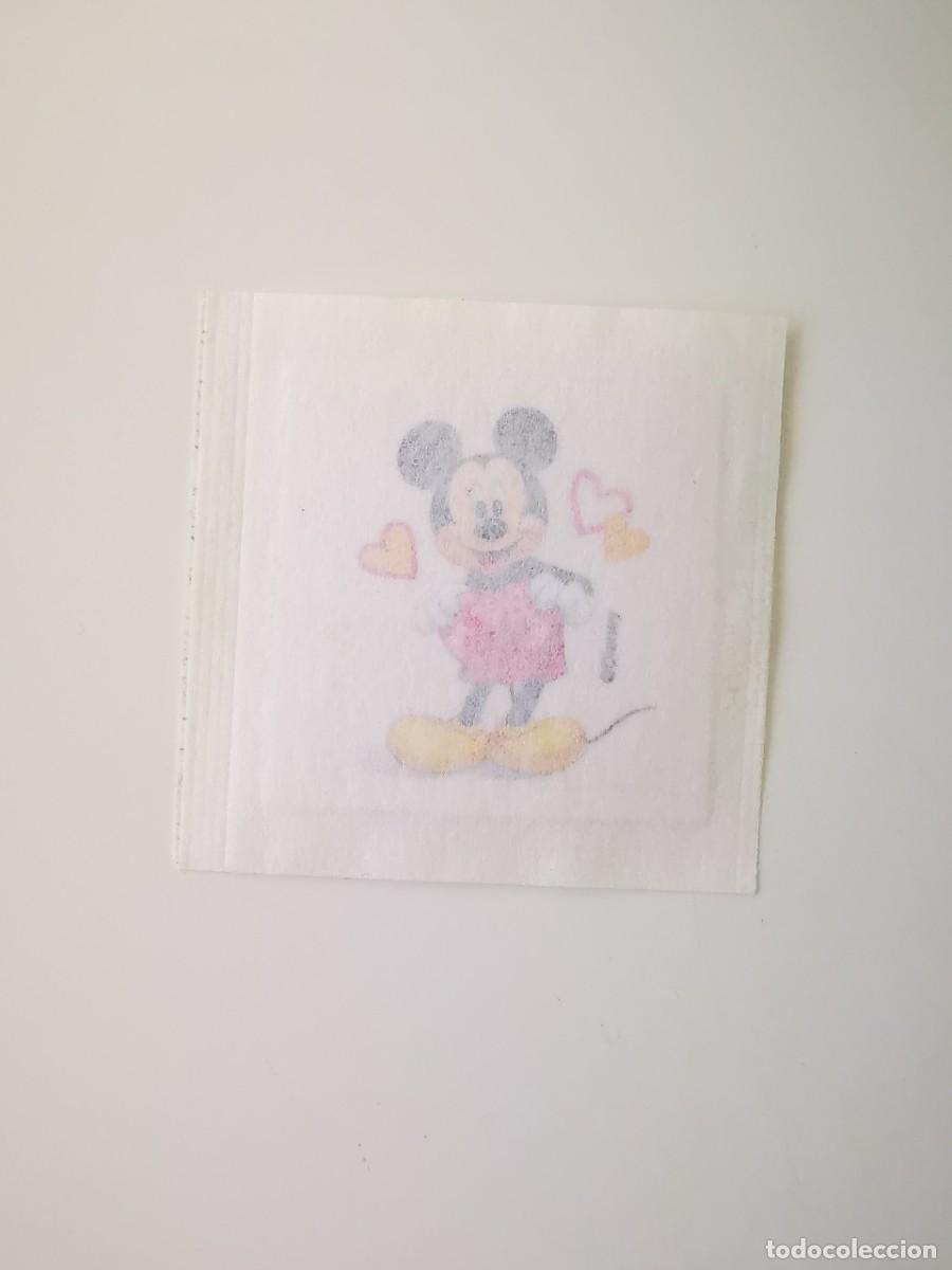 Coleccionismo cromos antiguos: CROMO PEGATINA SNACKS GUSANITOS ASPIL MICKEY MOUSE 15 STICKERS PERSONALIZAR TARJETAS CORAZON