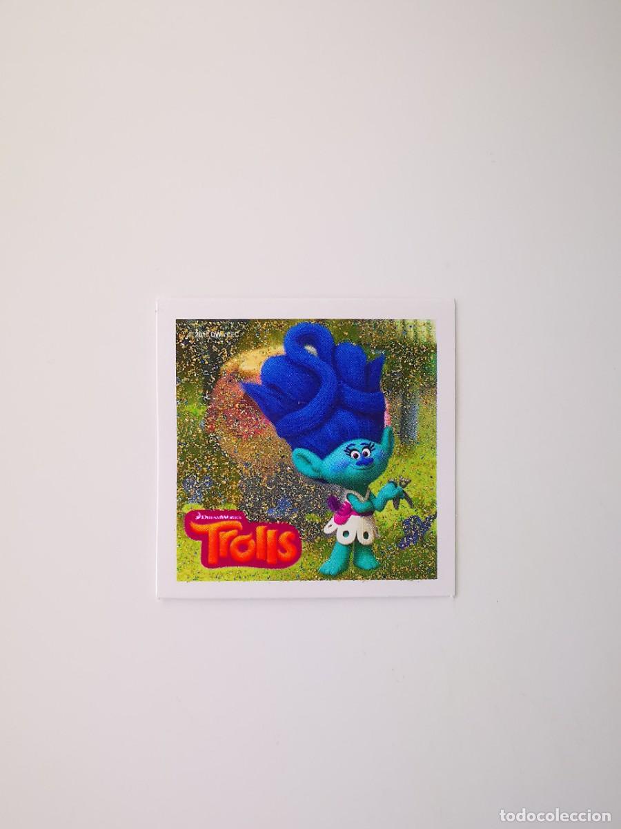 Collectable Antique Stickers: CROMO PEGATINA SNACKS GUSANITOS JUMPERS PELICULA TROLLS DREAMWORKS SATYACROM SL