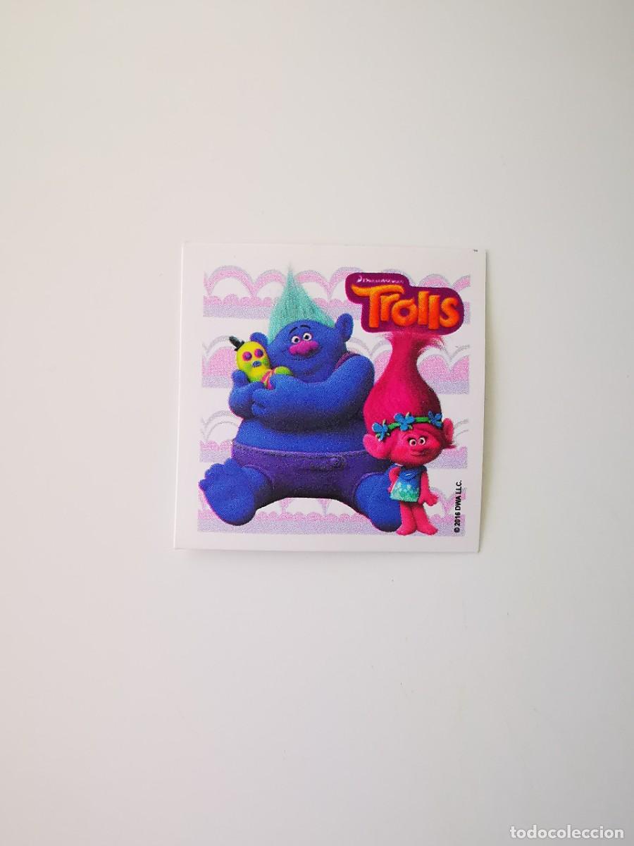 Collectable Antique Stickers: CROMO PEGATINA SNACKS GUSANITOS JUMPERS PELICULA TROLLS DREAMWORKS SATYACROM SL