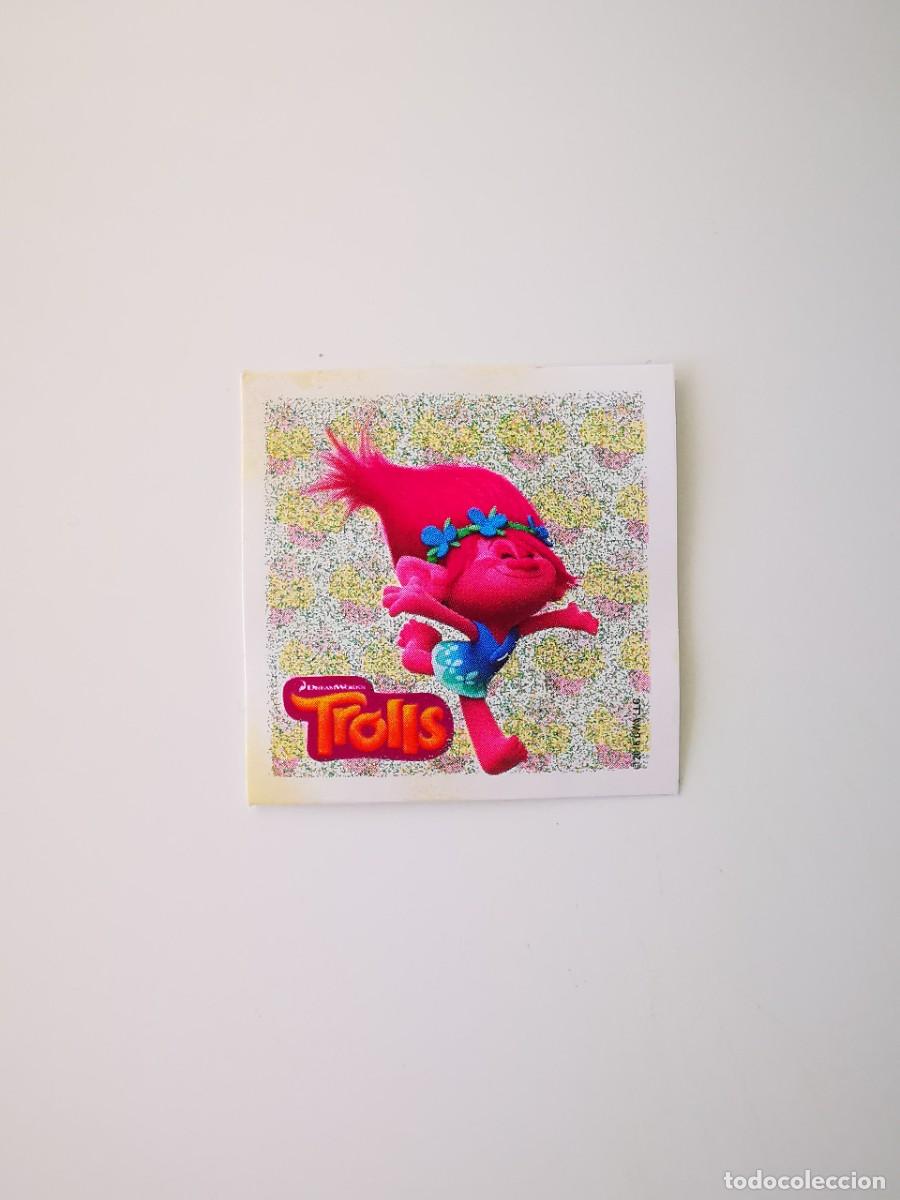 Collectable Antique Stickers: CROMO PEGATINA SNACKS GUSANITOS JUMPERS PELICULA TROLLS DREAMWORKS SATYACROM SL