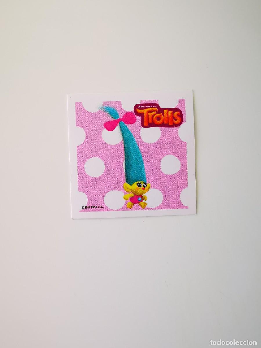 Collectable Antique Stickers: CROMO PEGATINA SNACKS GUSANITOS JUMPERS PELICULA TROLLS DREAMWORKS SATYACROM SL