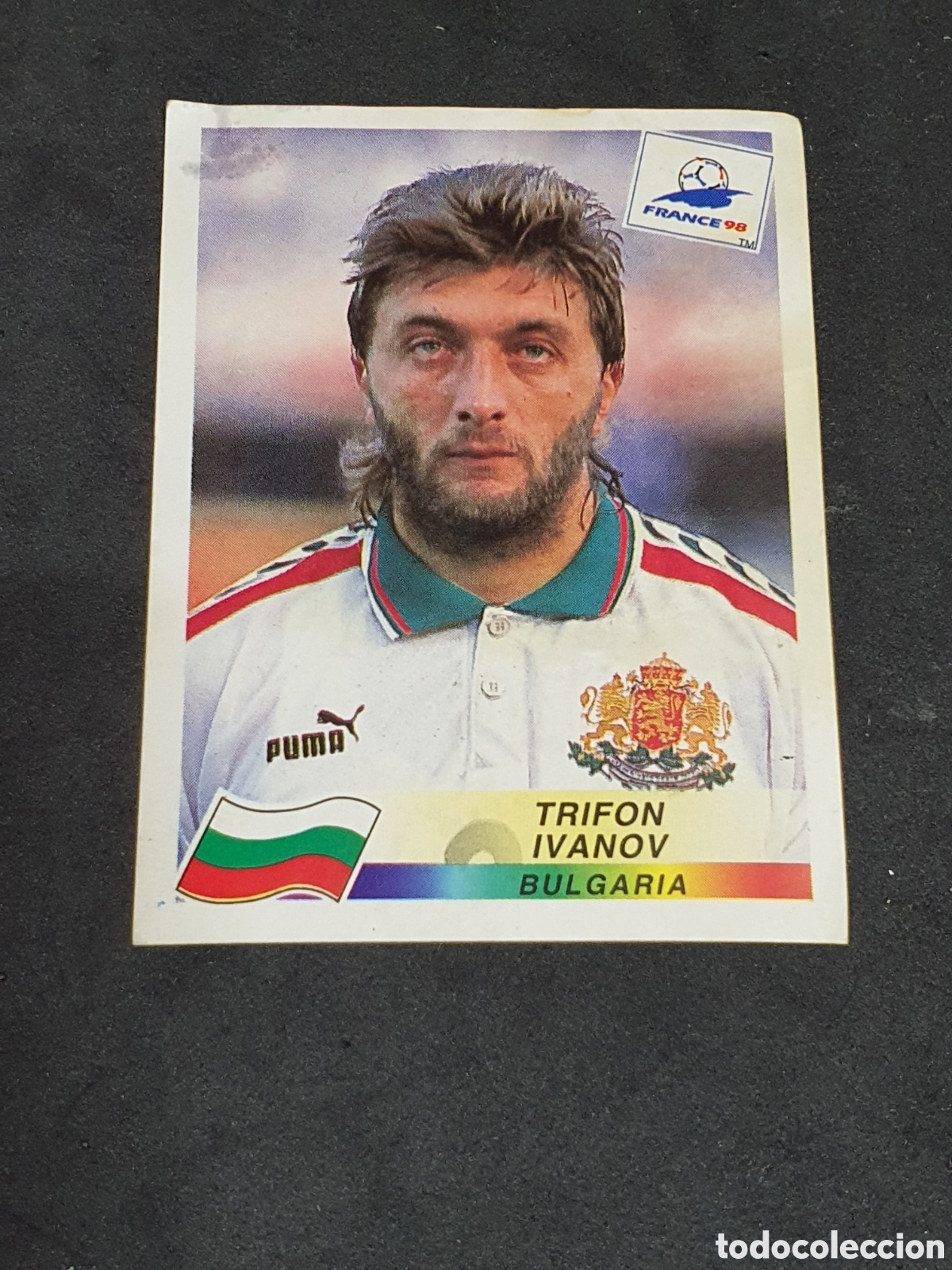 Coleccionismo Cromos antiguos: Cromo mundial Francia '98 Trifon Ivanov Bulgaria Danone panini