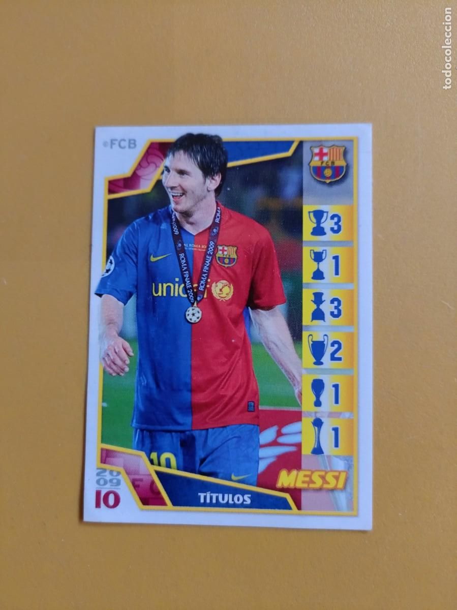 Coleccionismo cromos antiguos: messi, 2009 2010 cromo - Foto 1