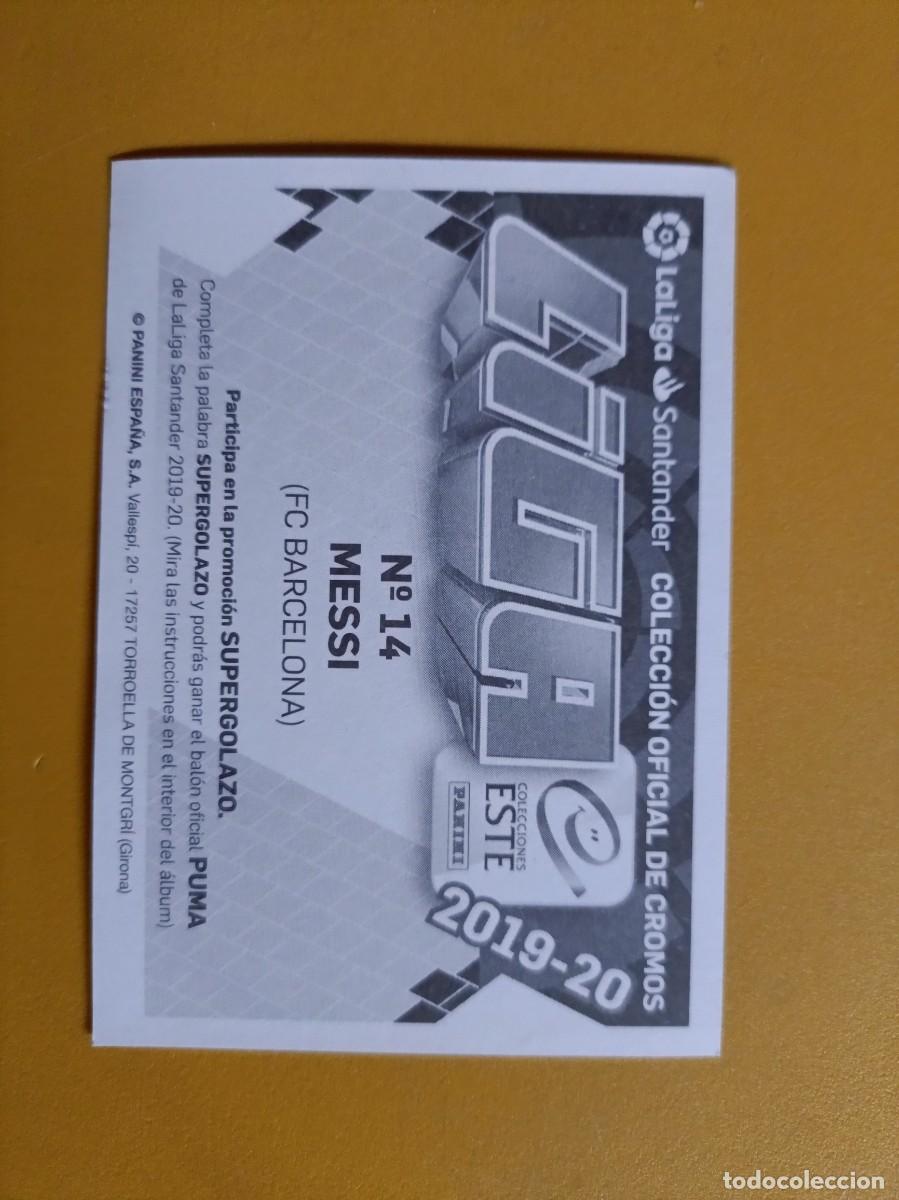 Coleccionismo cromos antiguos: messi 2019 20, barcelona - Foto 2