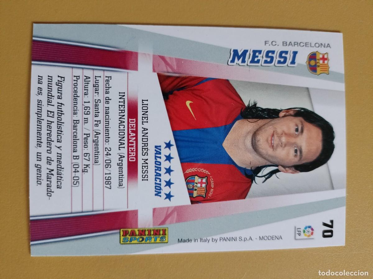 Coleccionismo cromos antiguos: messi 08 09, megacracks - Foto 2