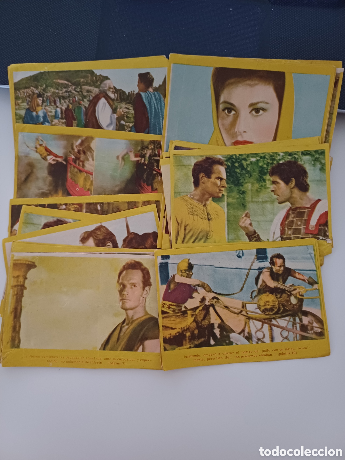 Coleccionismo cromos antiguos: 38 cromos ben-hur, sin pegar - Foto 1