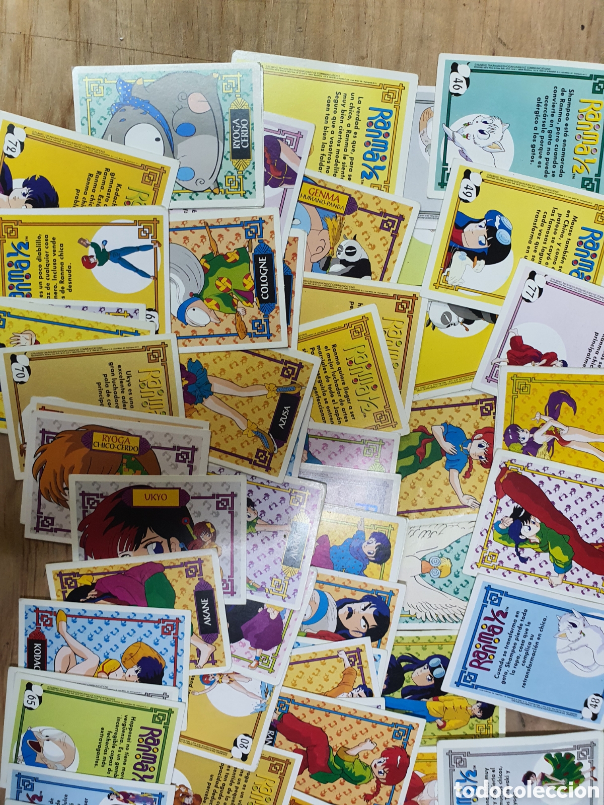 Coleccionismo cromos antiguos: Lote cromos ranma 1/2 - Foto 2