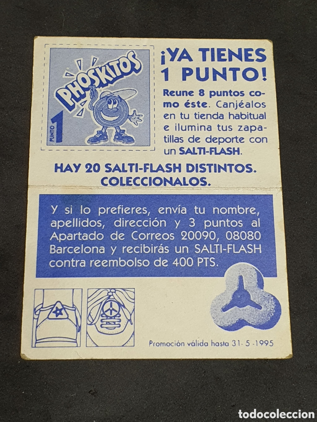 Coleccionismo cromos antiguos: Cromo phoskitos Salti-Flash - Foto 2