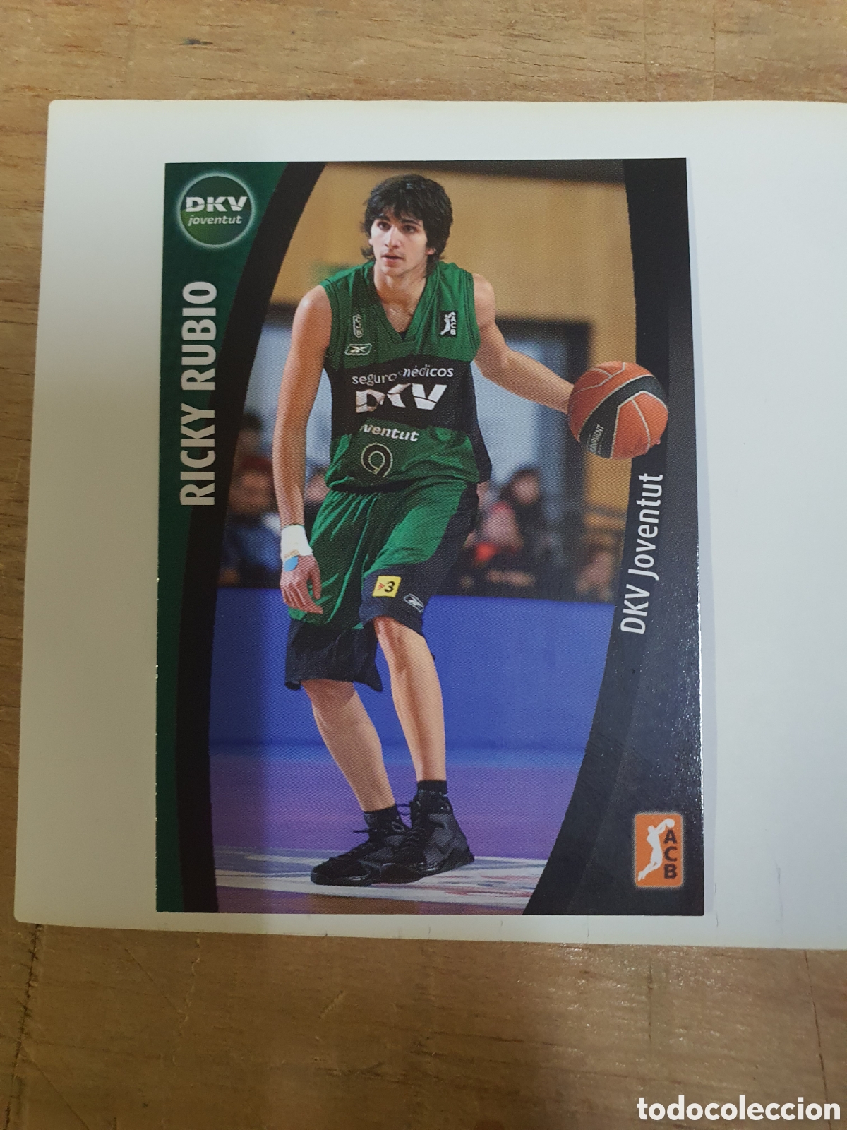 Coleccionismo cromos antiguos: Ricky rubio debut penya acb - Foto 1