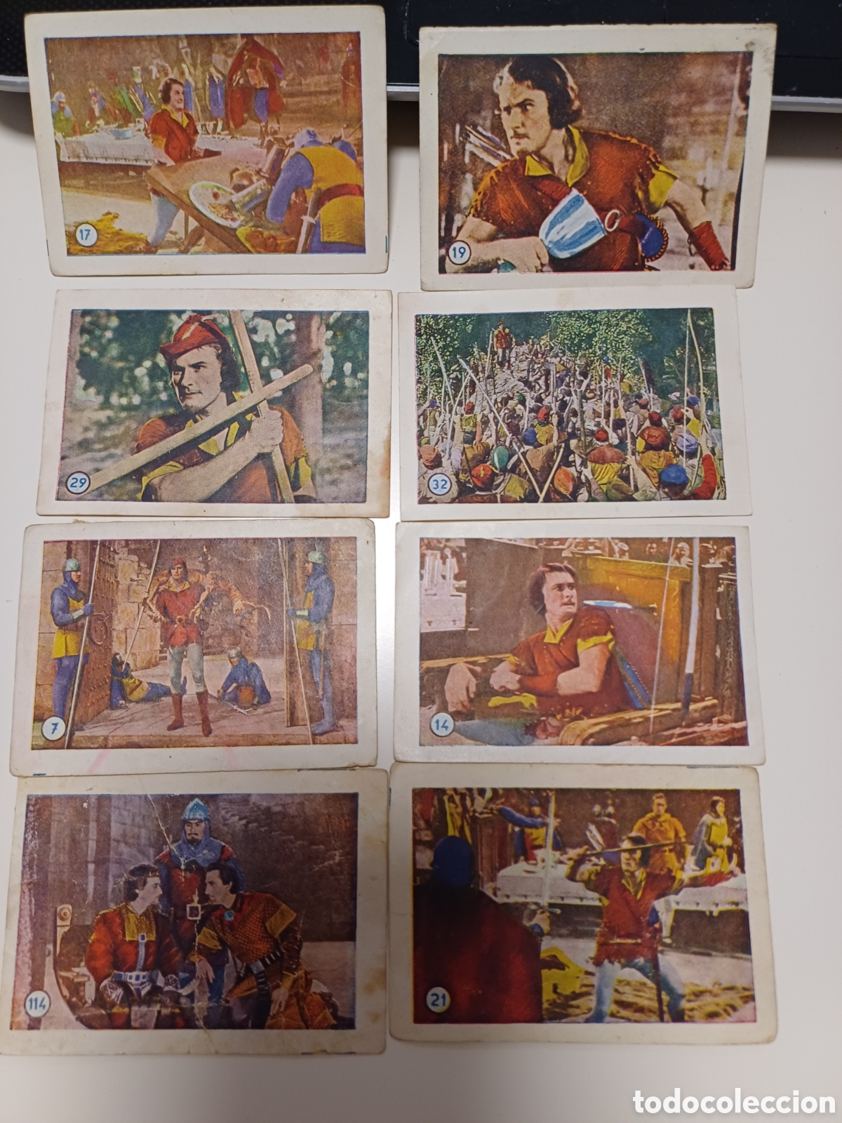 Coleccionismo cromos antiguos: 8 cromos robin hood - Foto 1