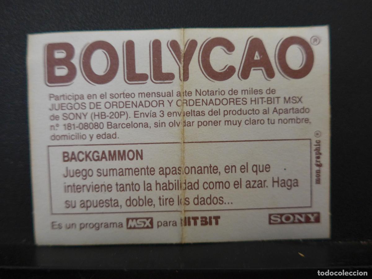 Coleccionismo cromos antiguos: CROMO BOLLYCAO BACKGAMMON - Foto 2