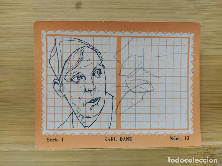 Coleccionismo Cromos antiguos: KARL DANE-CROMO ANTIGUO ORIGINAL DE CINE-CARICATURAS-VER FOTOS-(105.135)