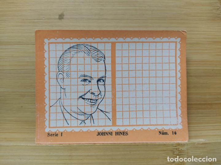 Coleccionismo Cromos antiguos: JOHNNI HINES-CROMO ANTIGUO ORIGINAL DE CINE-CARICATURAS-VER FOTOS-(105.135)