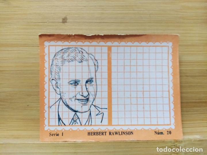 Coleccionismo Cromos antiguos: HERBERT RAWLINSON-CROMO ANTIGUO ORIGINAL DE CINE-CARICATURAS-VER FOTOS-(105.135)