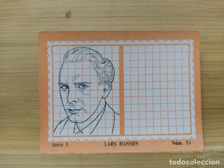 Coleccionismo Cromos antiguos: LARS HANSEN-CROMO ANTIGUO ORIGINAL DE CINE-CARICATURAS-VER FOTOS-(105.135)