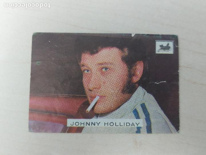 Coleccionismo Cromos antiguos: CROMO JOHNNY HOLLIDAY - CANTANTES - CAMPEONES Y ESTRELLAS CHOCOLATES LA CIBELES 1968